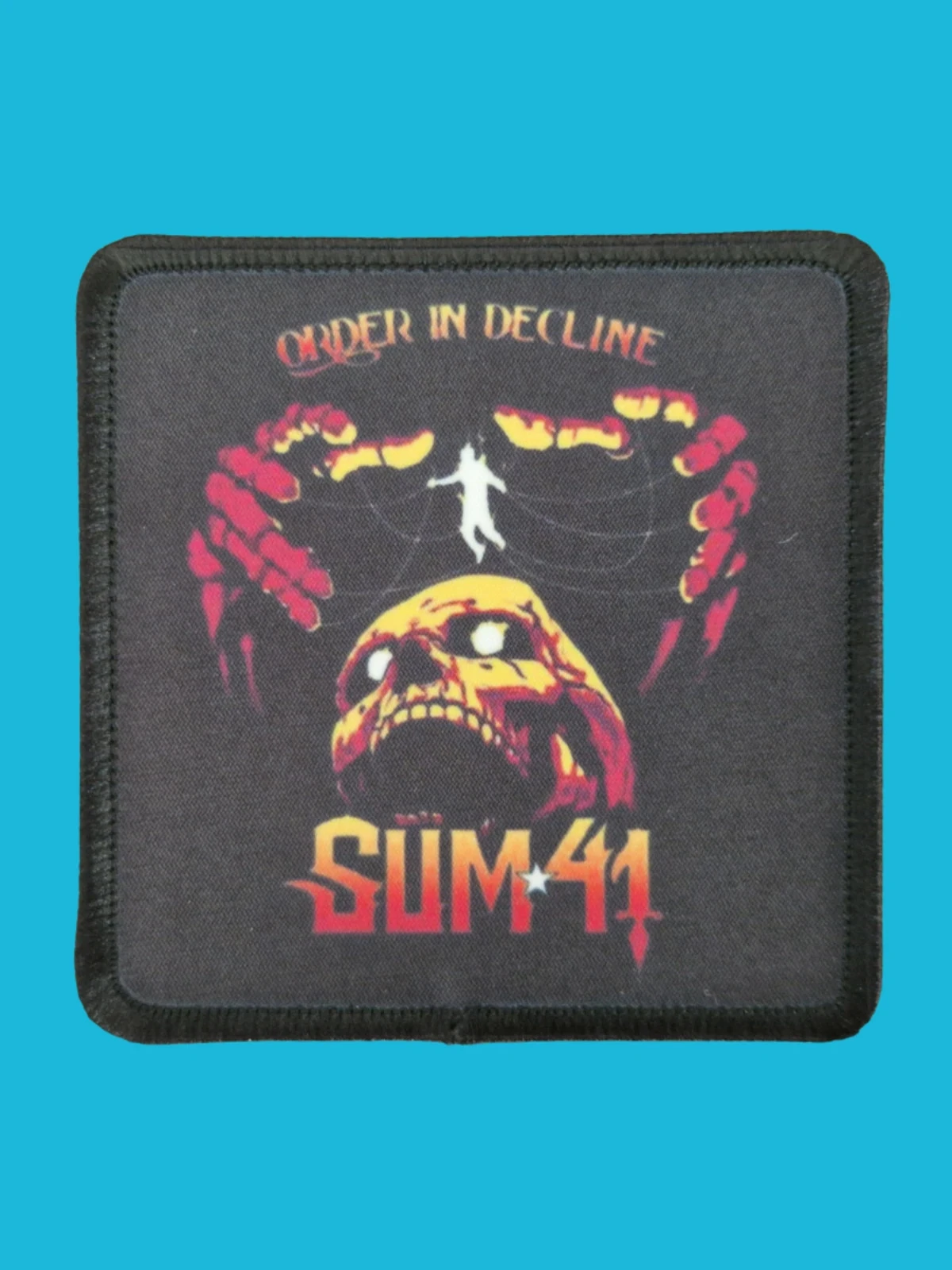 Patch Sum 41 - Order in Decline - Imprimé - Carré de 7,5 x 7,5 centimètres